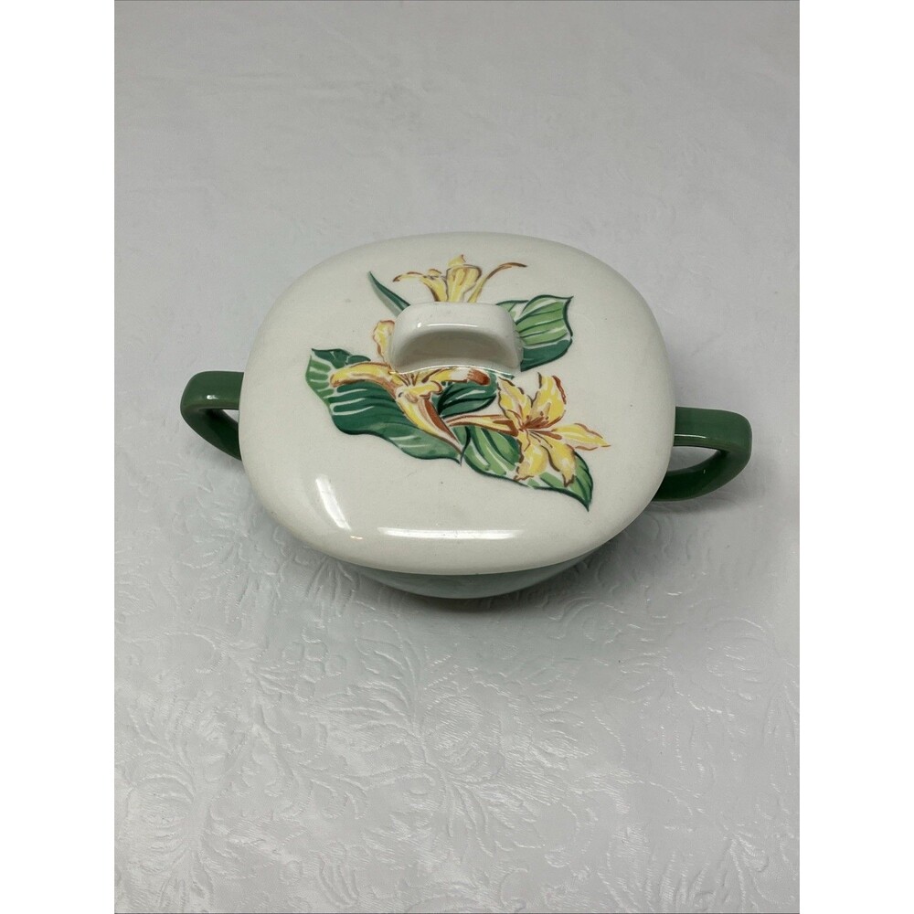 Taylor Smith Taylor Conversation DAYLILY  Covered Sugar Bowl w/Lid Day Lily